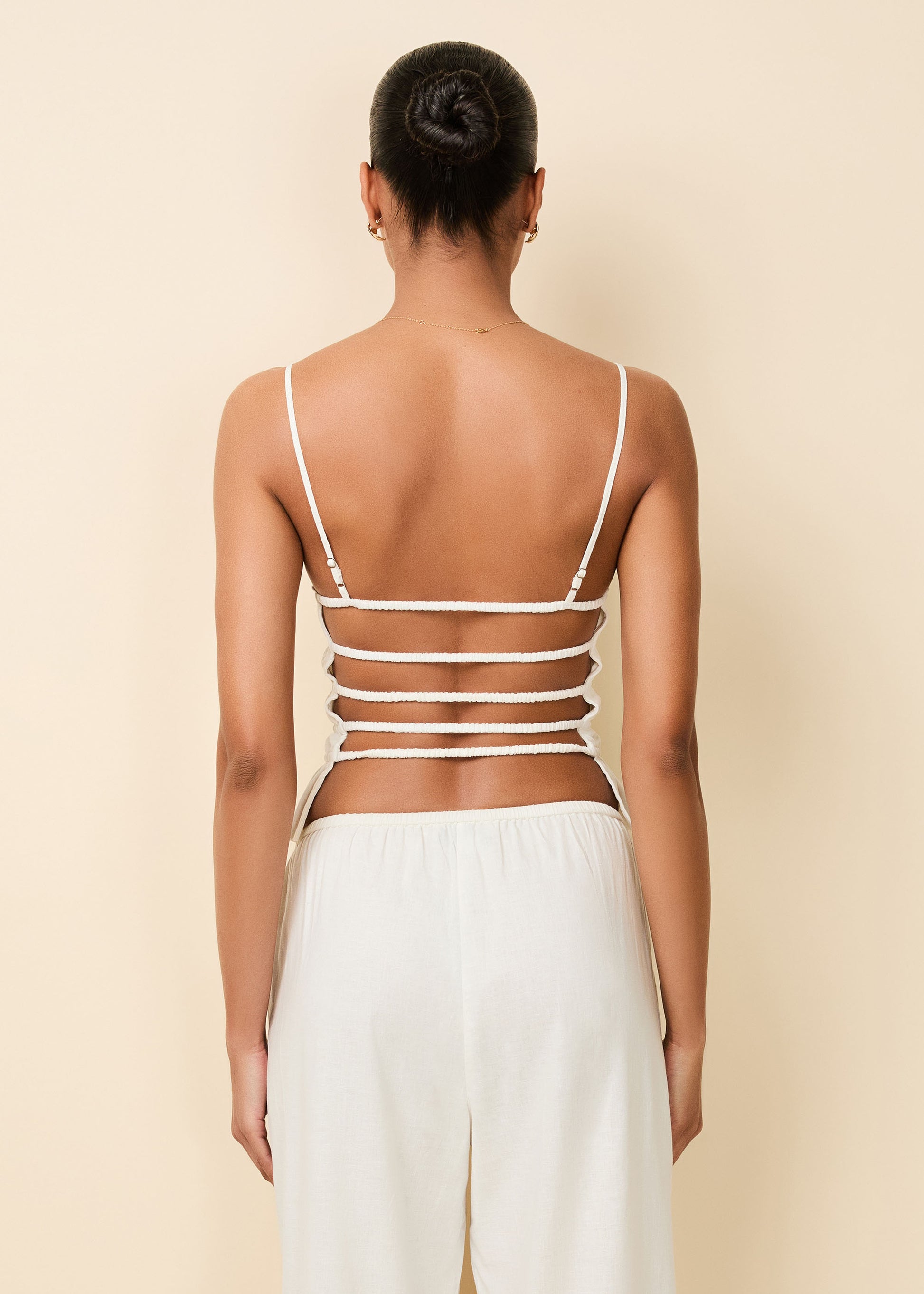 Delta Top Optic White - Solid & Striped
