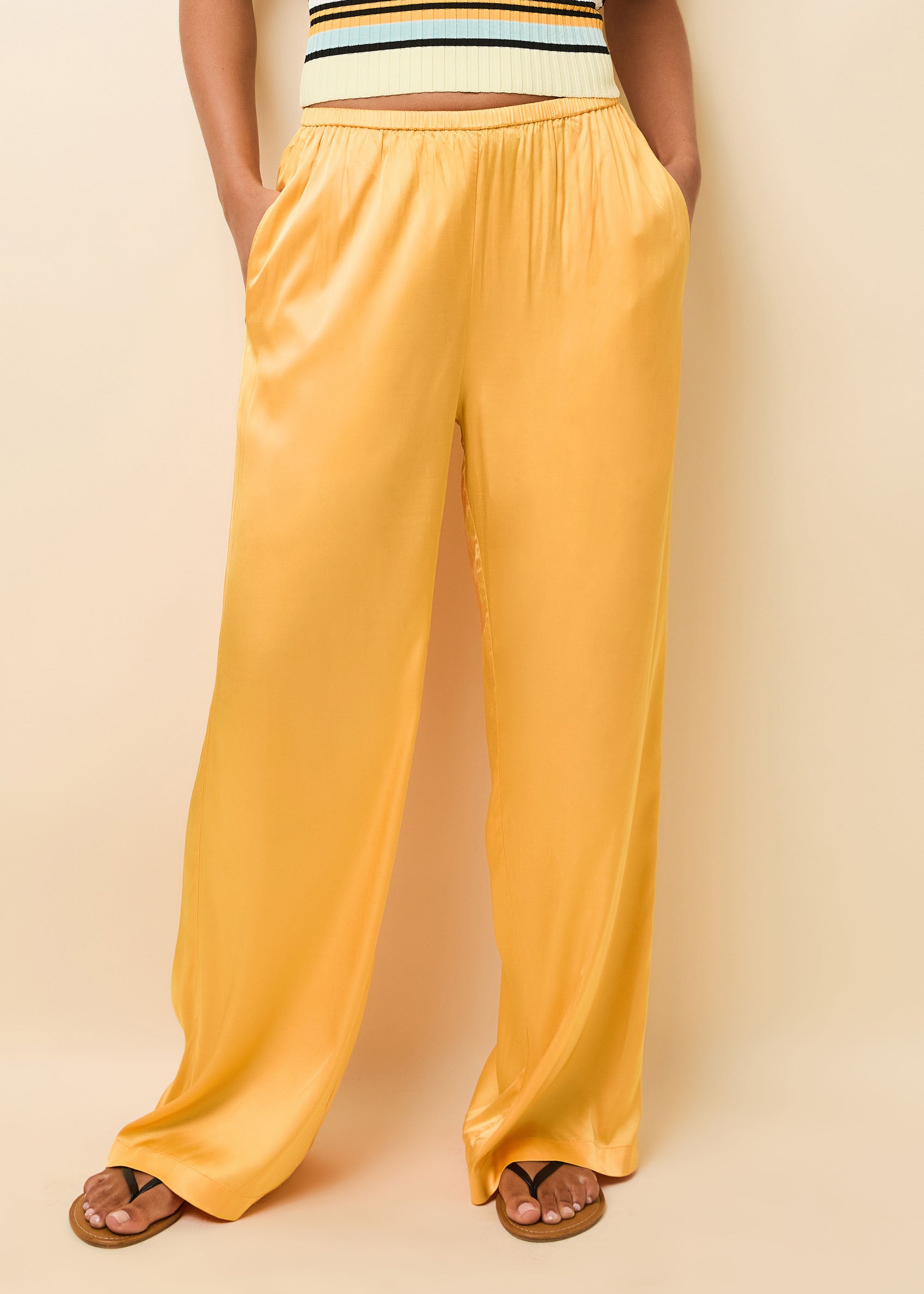 Monaco Pant Satin Mango