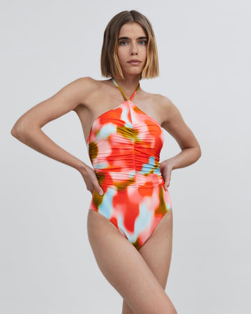 Mina One Piece Blur Print