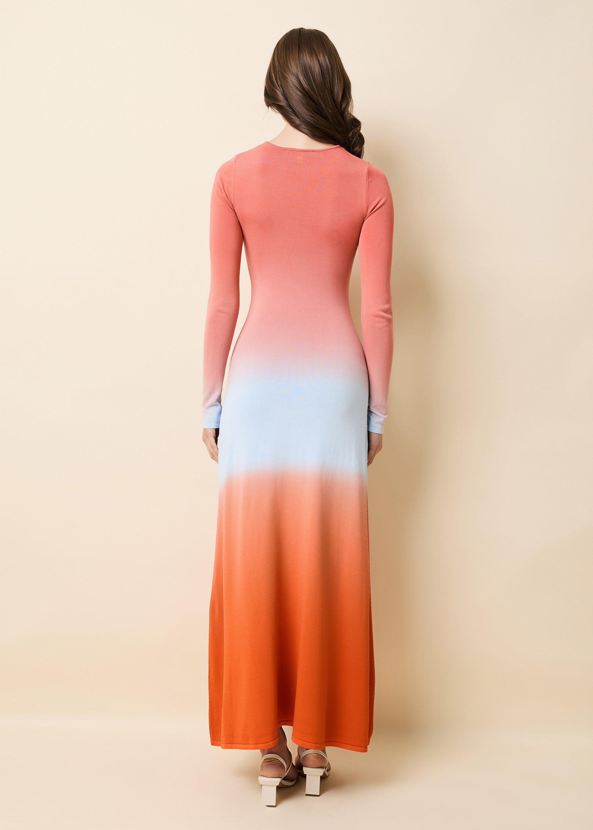 Dora Dress Ombre Peachy Keen - Solid & Striped