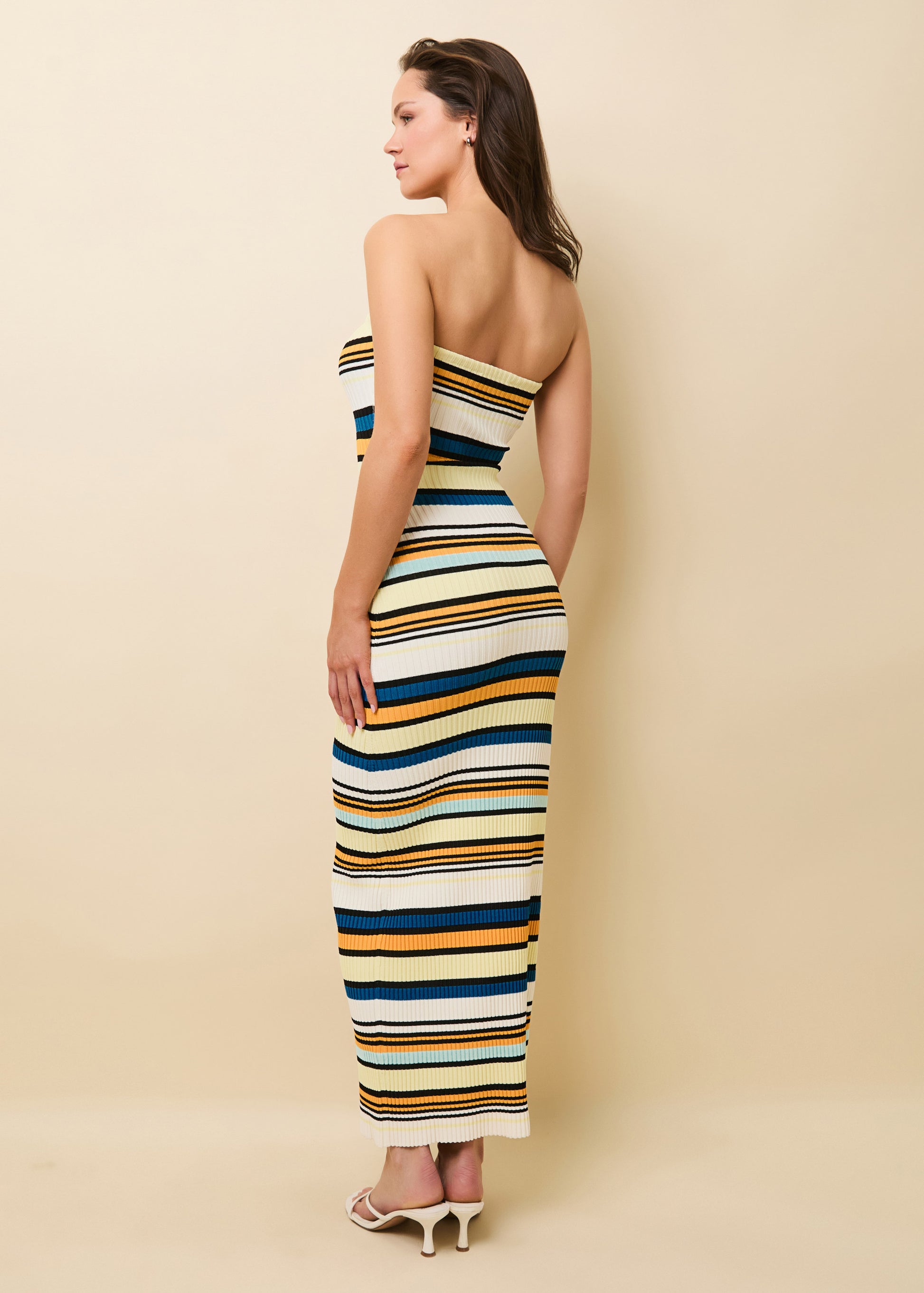 Caroline Dress Riviera Stripe - Solid & Striped