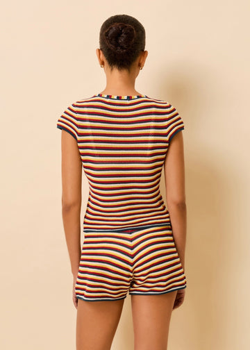 Remi Knit Top Island Stripe