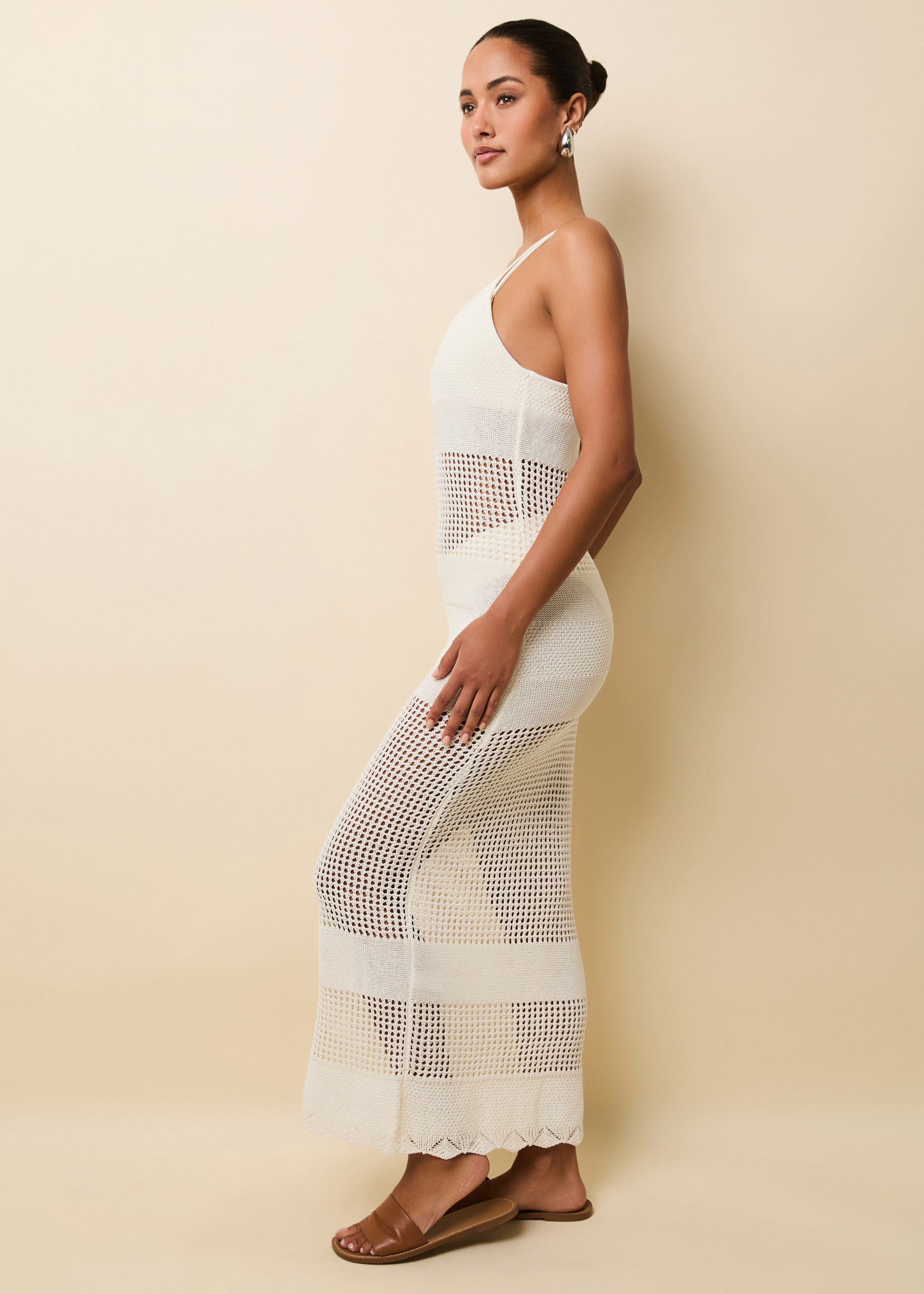 Felice Dress Brule - Solid & Striped
