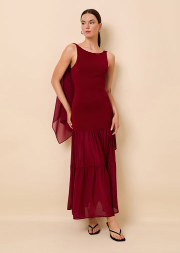 Verity Dress Sangria