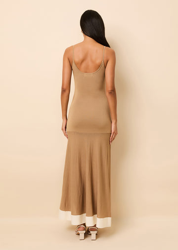 Tess Dress Camel / Brule