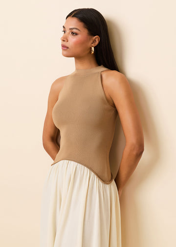 Isola Dress Camel / Brule