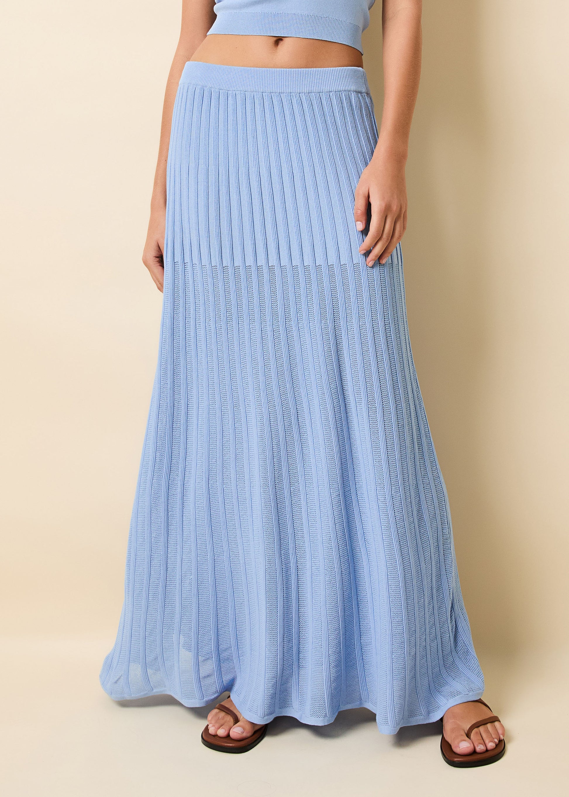 Bridget Skirt Open Water - Solid & Striped