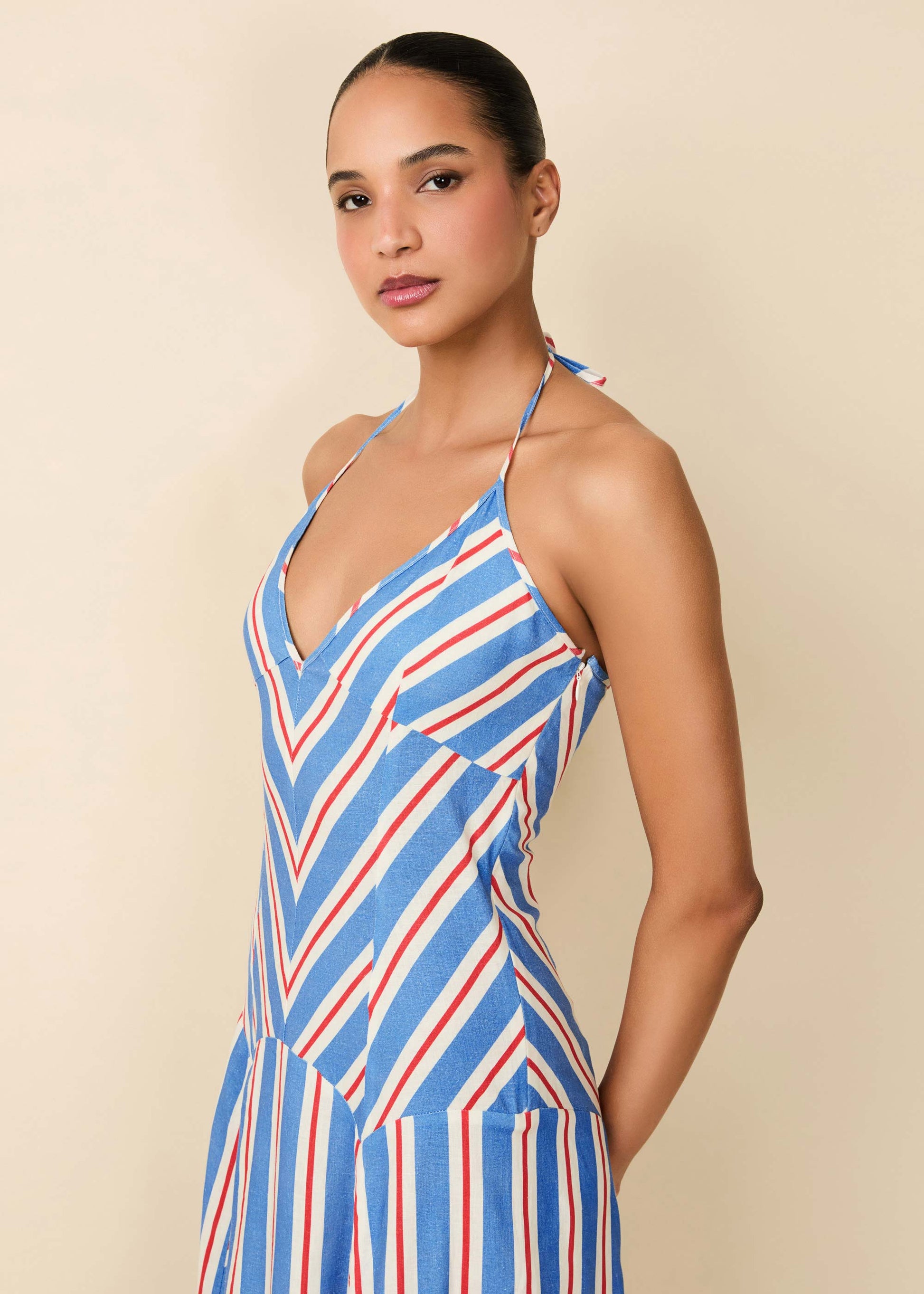 Alessio Dress Americana Stripe - Solid & Striped