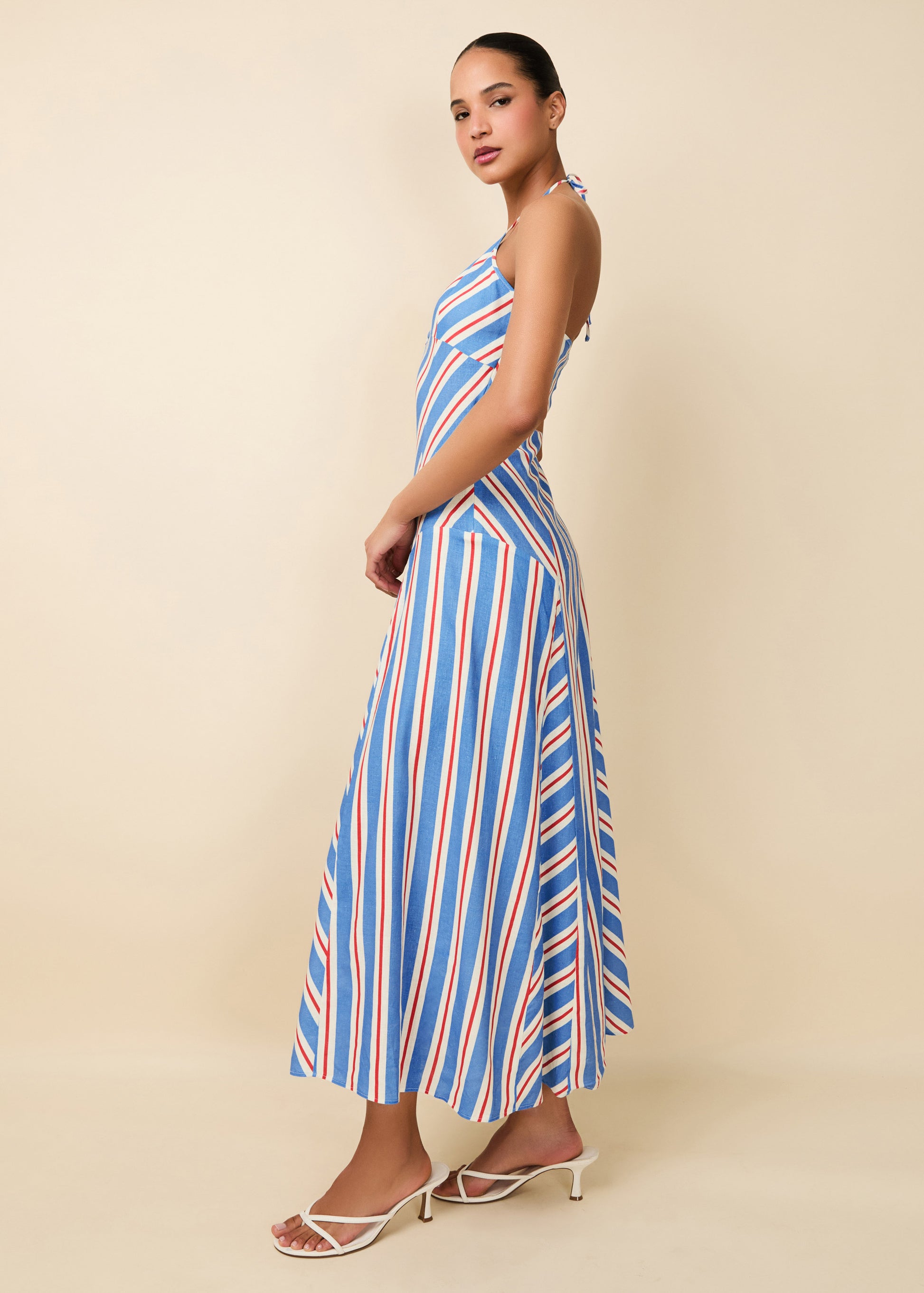 Alessio Dress Americana Stripe - Solid & Striped