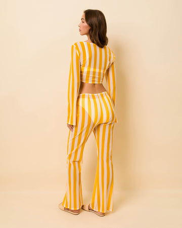 Dolly Pant Mesh Pineapple / Brule Stripe