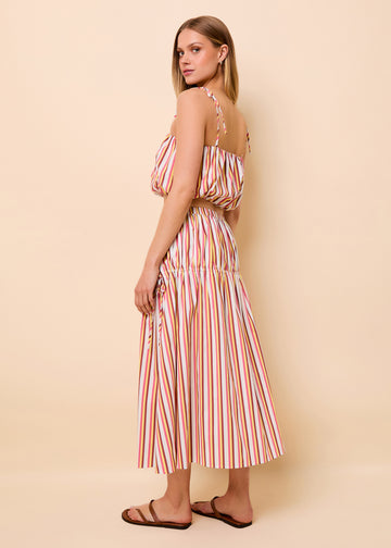 Ivy Skirt Poplin Symi Stripe