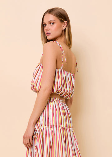 Ivy Top Poplin Symi Stripe