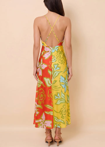 Keren Dress Hibiscus Print