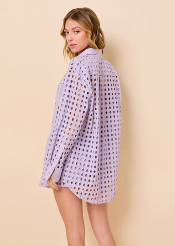 Oxford Tunic Classic Eyelet Soft Iris