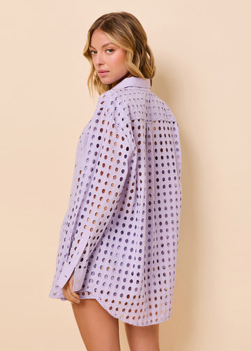 Oxford Tunic Classic Eyelet Soft Iris