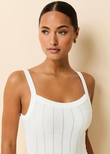 Lennon Dress Optic White