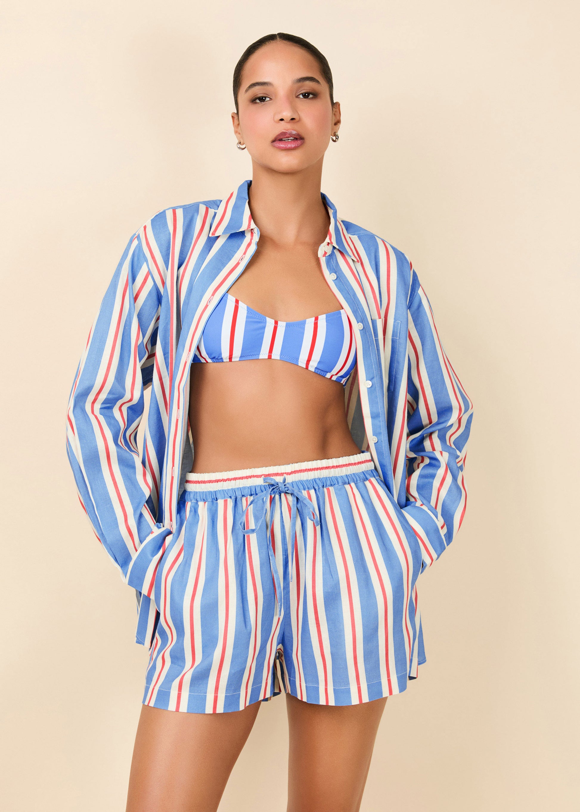 Charlie Short Americana Stripe - Solid & Striped