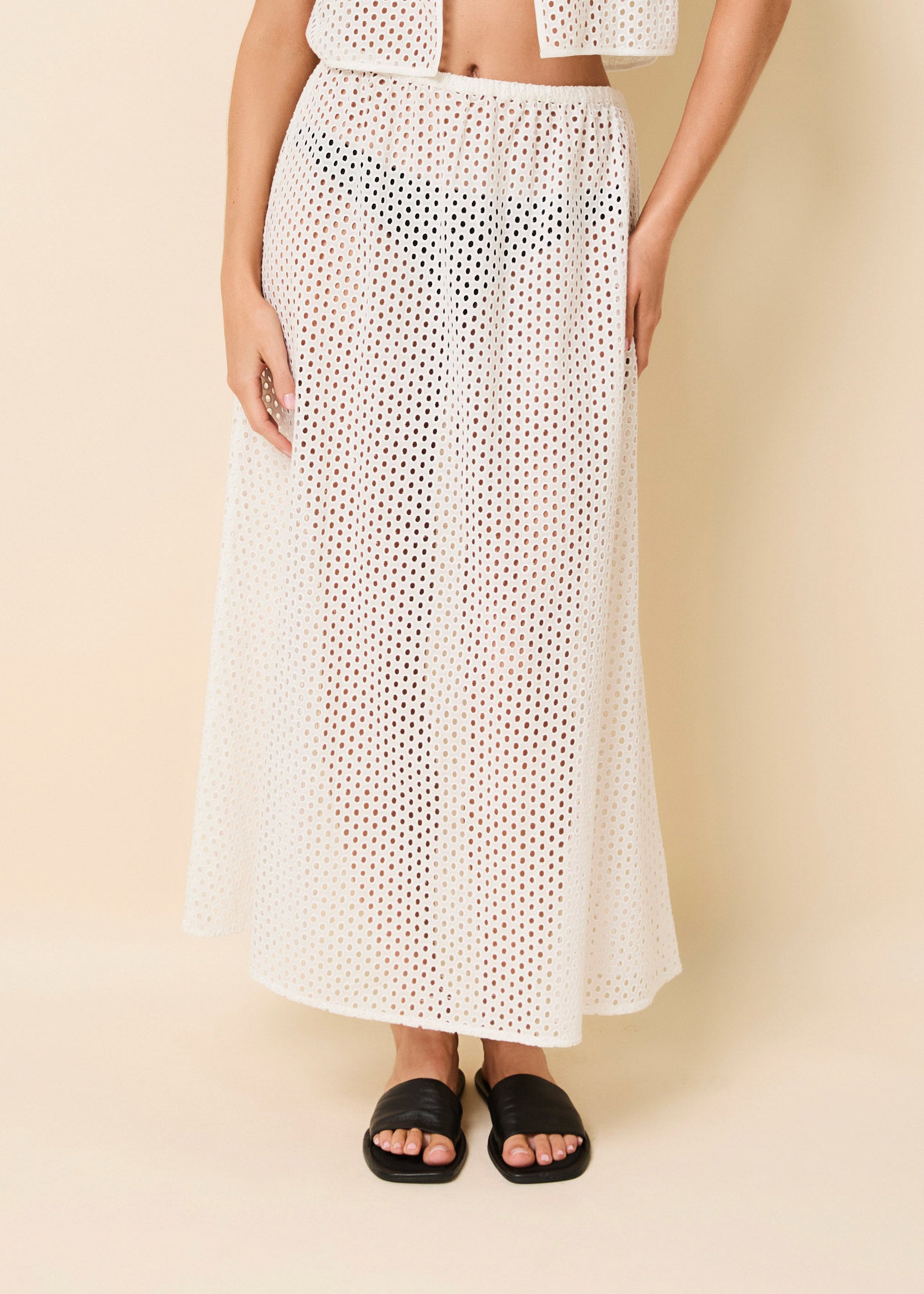 Sydney Skirt Eyelet Optic