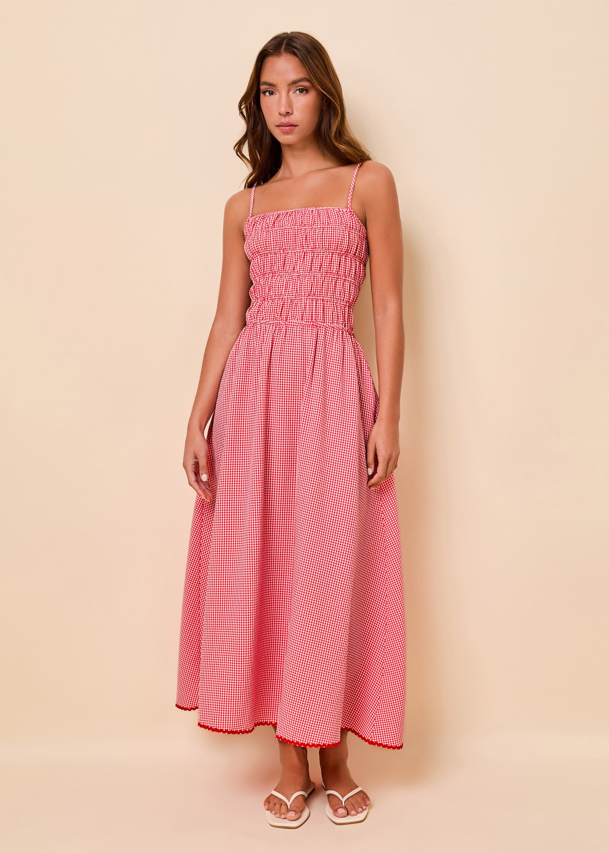 Solid & Striped The Delta Dress in Red