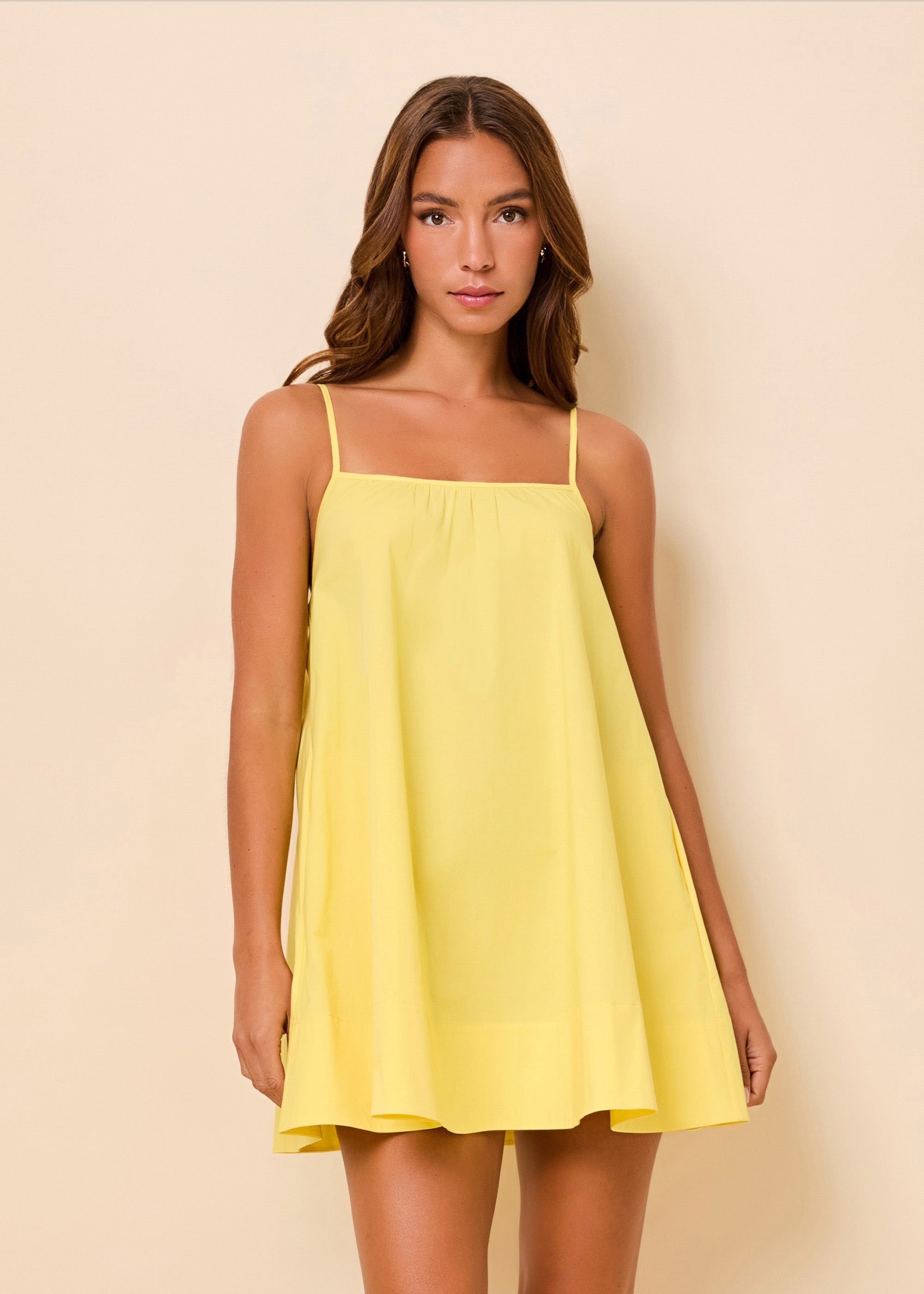 Lindsay Dress Poplin Citrina