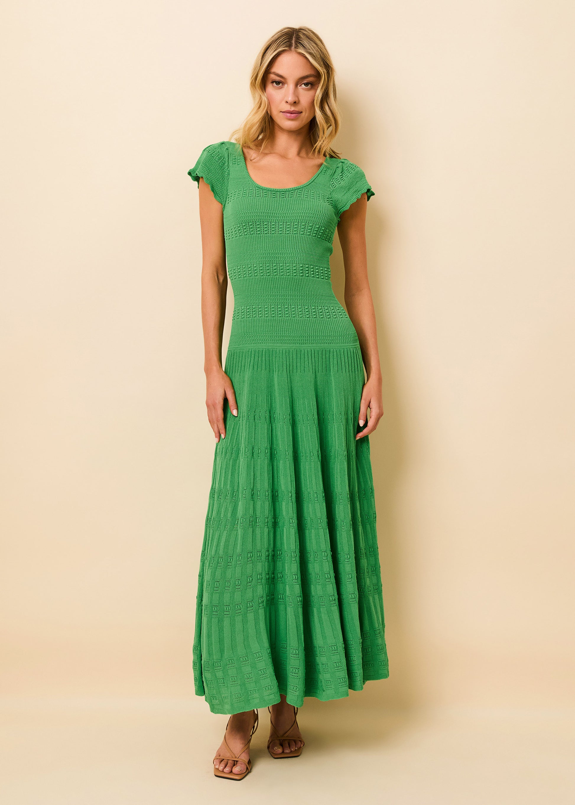Solid & Striped The Belle Dress - Turtle Green