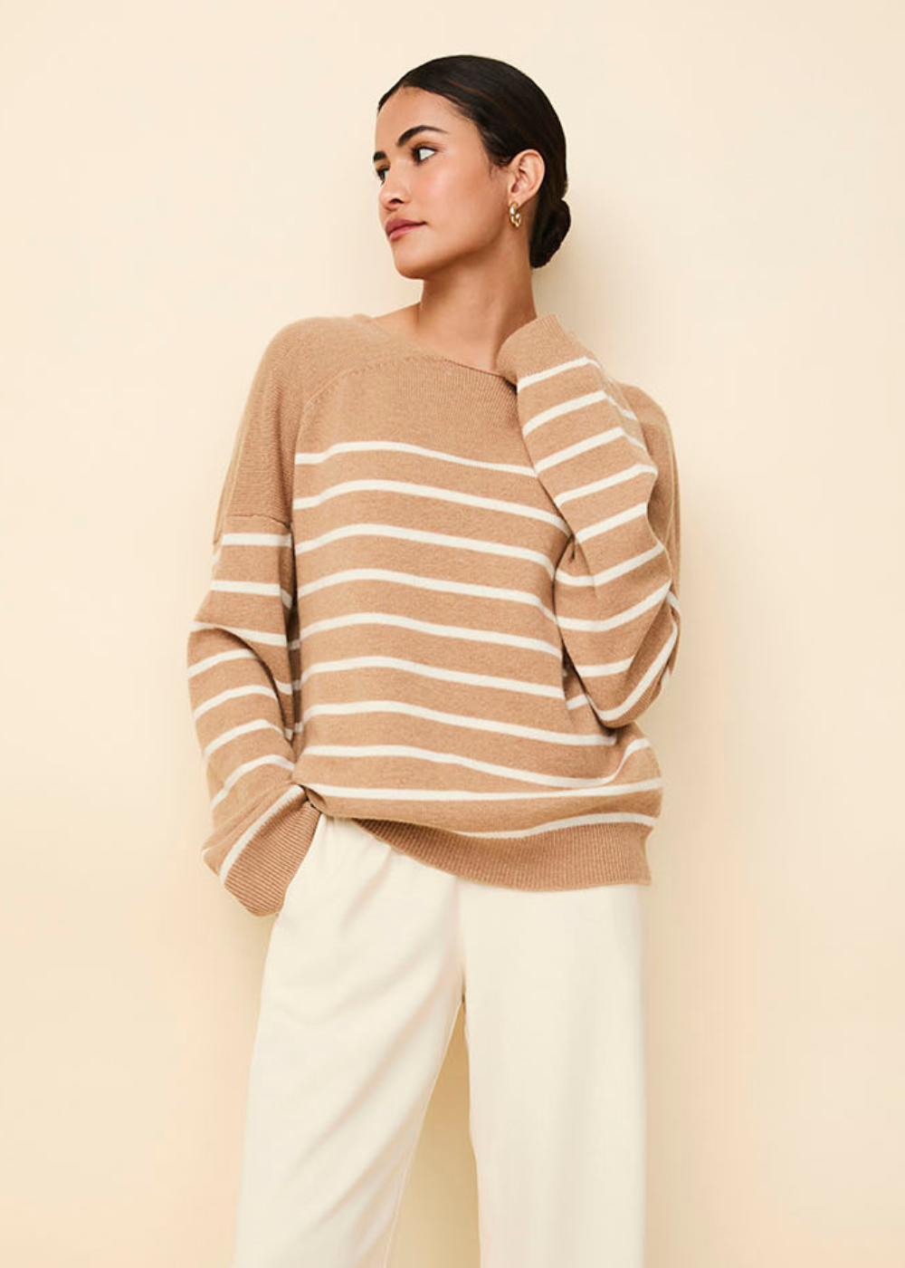 The Lowell Cashmere Sweater - Solid & Striped