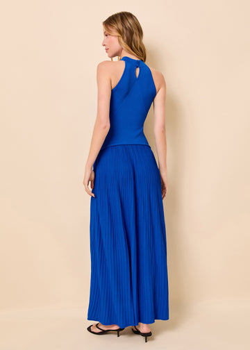 Isola Dress Ribbed Olympian Blue