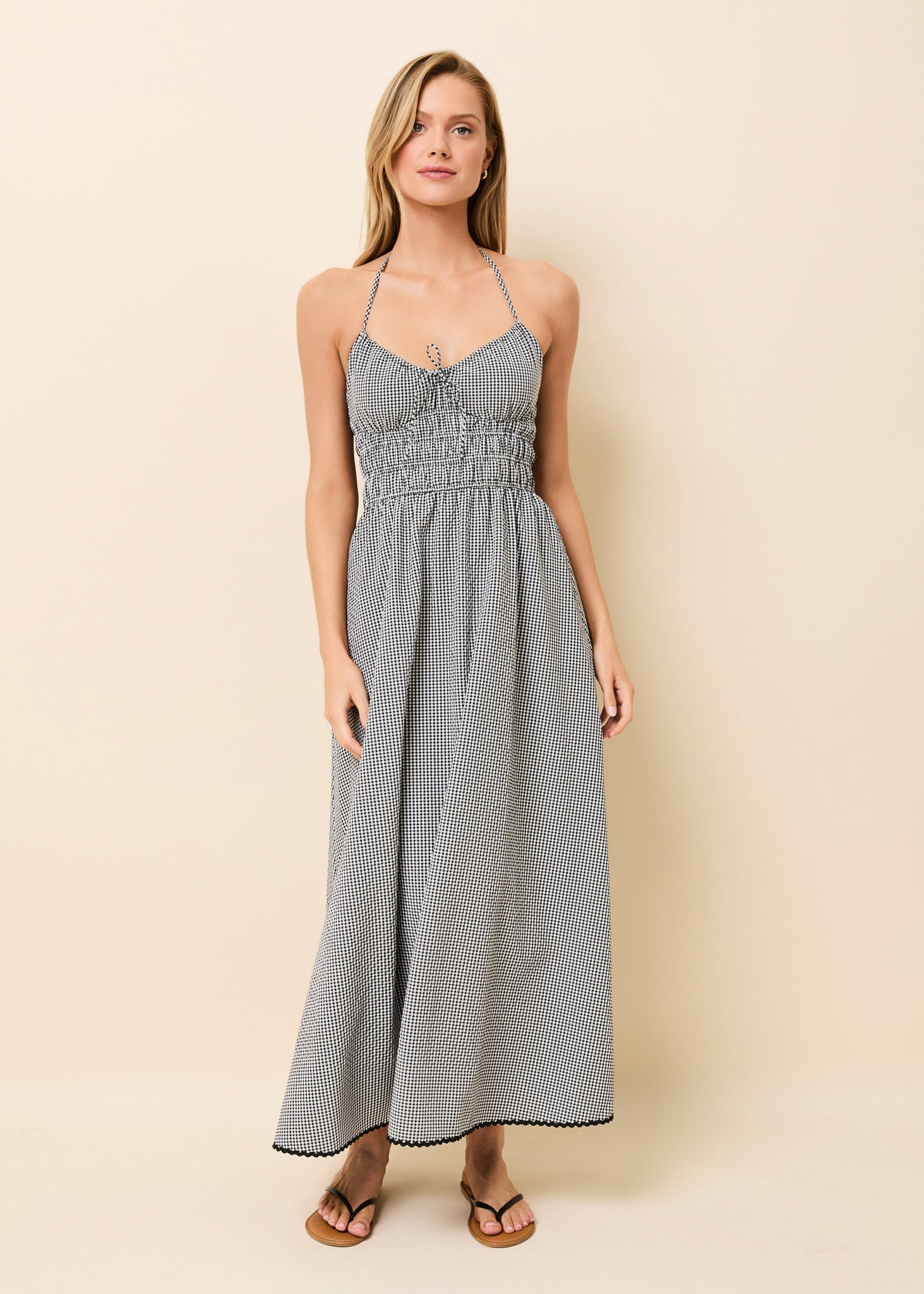 Lolita Dress Noir Gingham