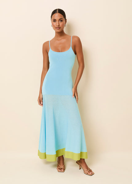 Solid & Striped The Tess Dress - Ocean Mist