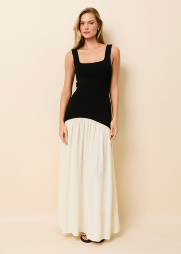 Camila Dress Noir / Brule