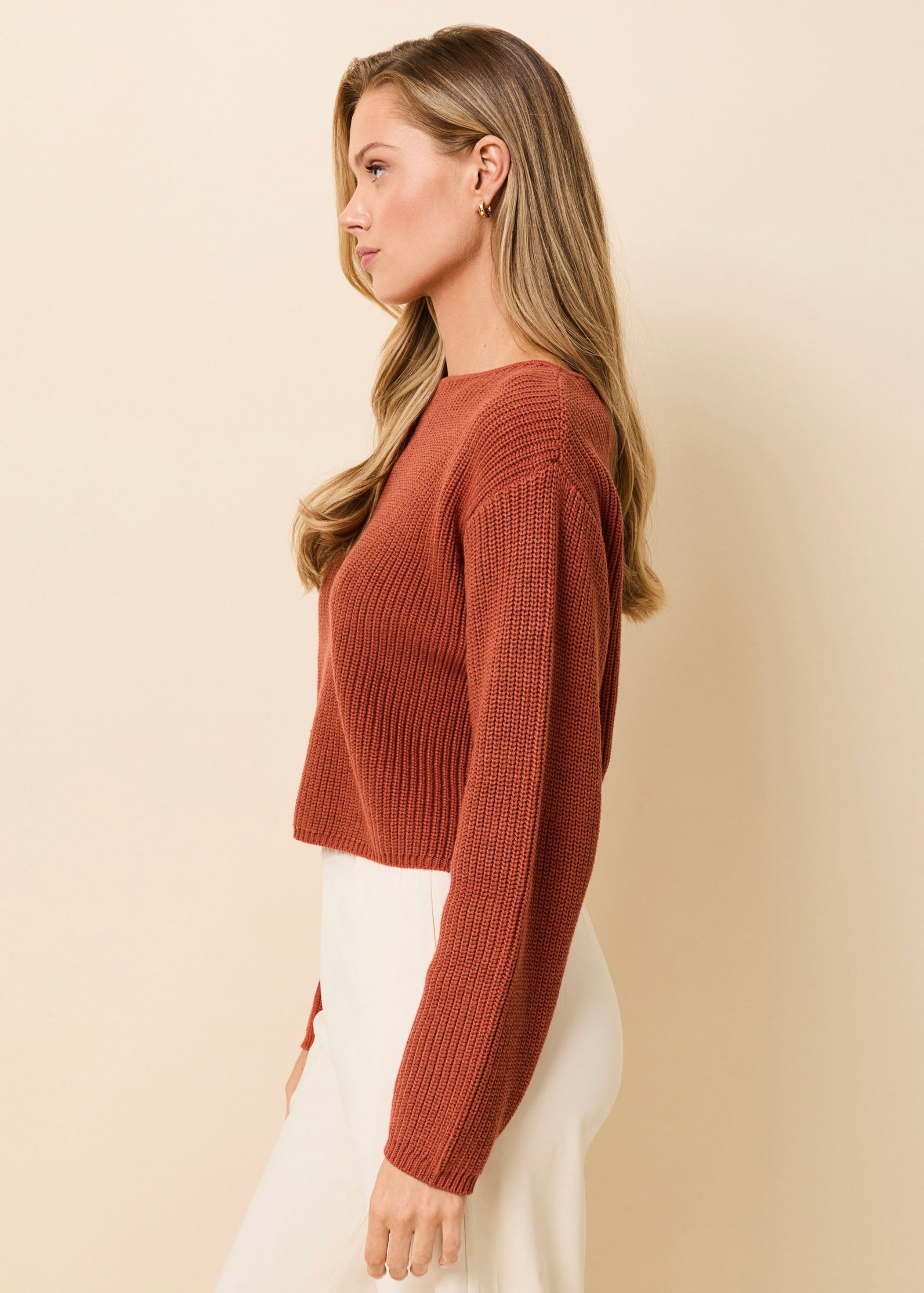 Meg Sweater Spice - Solid & Striped