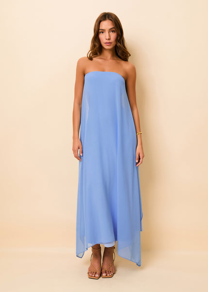 Solid & Striped The Indira Dress in Blue