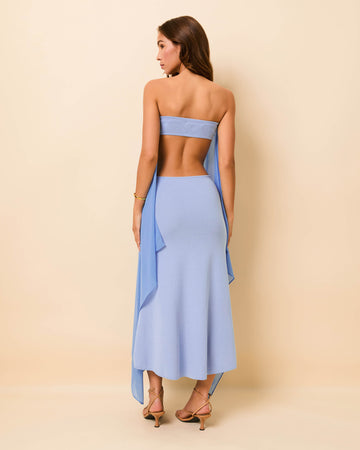 Indira Dress Blue Lagoon