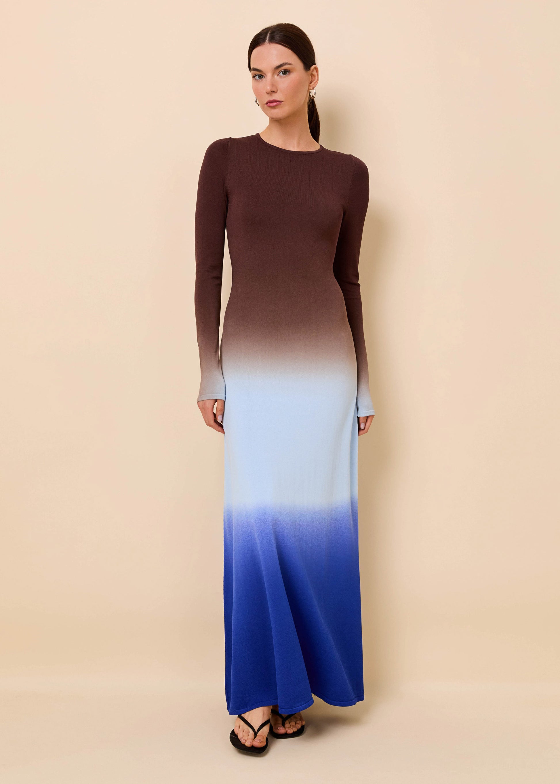 Solid & Striped Dora Dress Ombre Twilight / Raisin Brown XL / Ombre Twilight / Raisin Brown