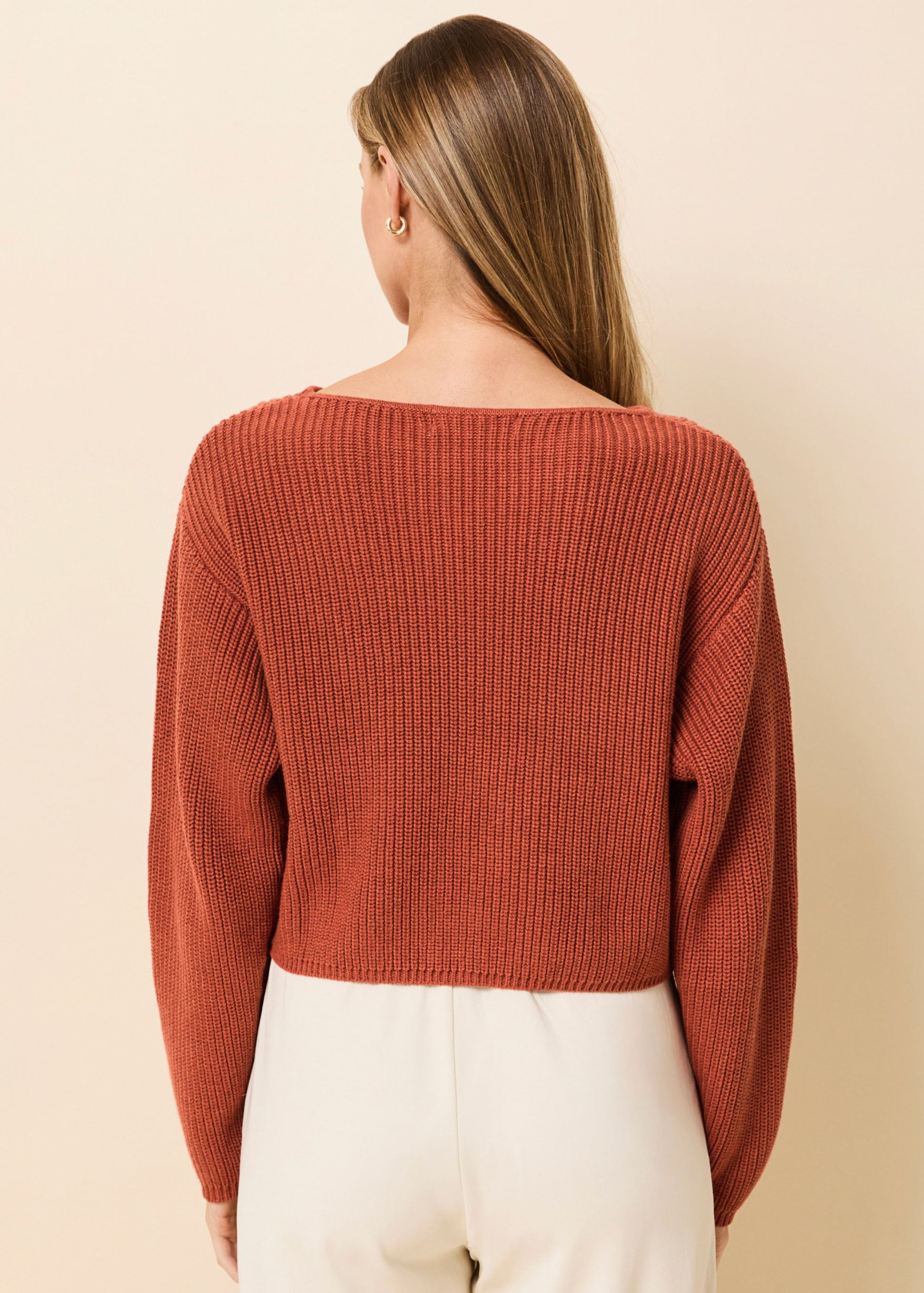 Meg Sweater Spice - Solid & Striped