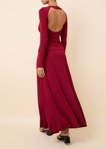Fran Dress Cabernet