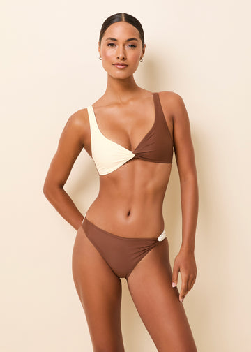 Perrie Bikini Top Brule / Coconut