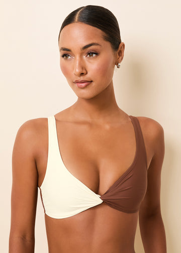 Perrie Bikini Top Brule / Coconut