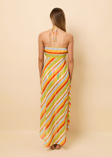 Maggie Top Crinkle Sheer St. Barths Stripe