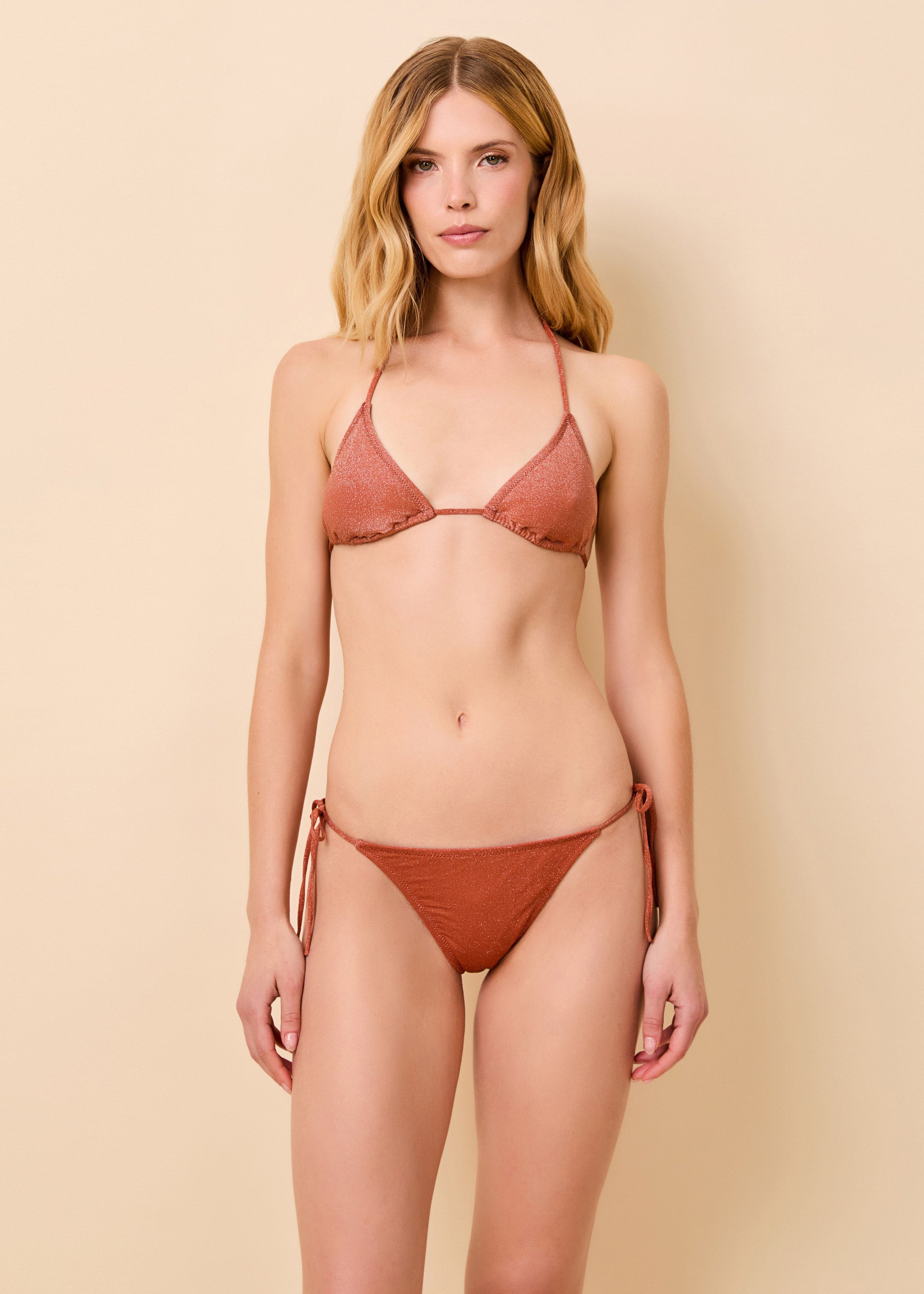 Iris Bikini Top Glitter Spice