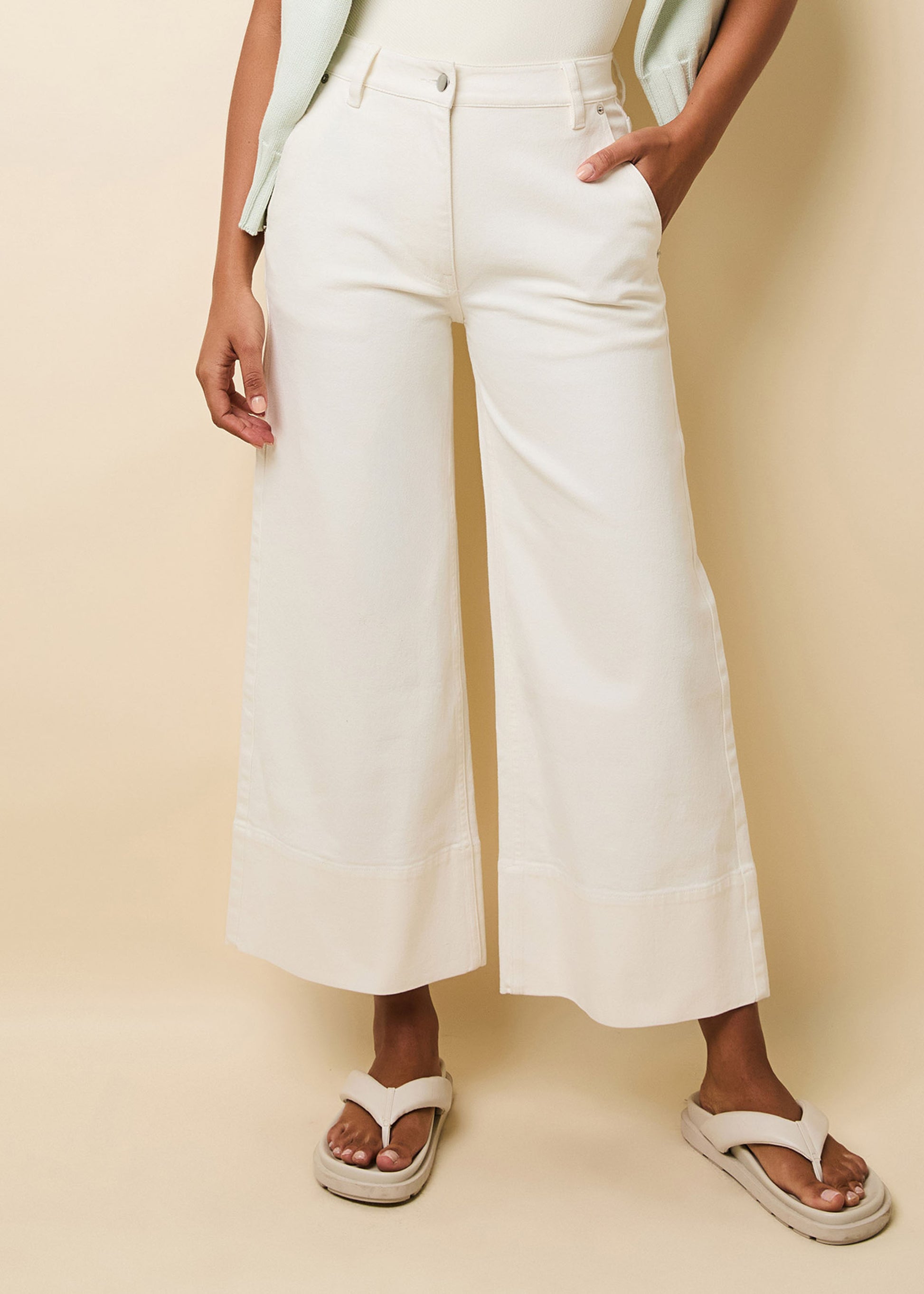 Vina Twill Pant Brule - Solid & Striped