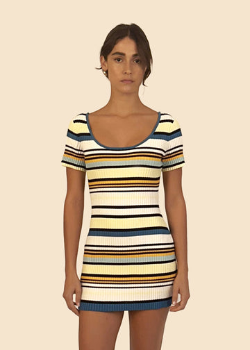 Cara Dress Riviera Stripe