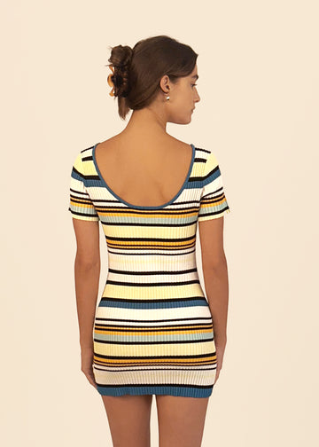 Cara Dress Riviera Stripe