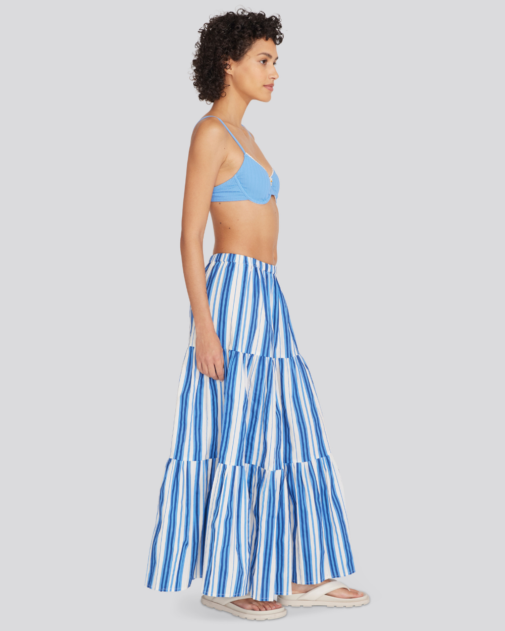 The Addison Skirt - Solid & Striped