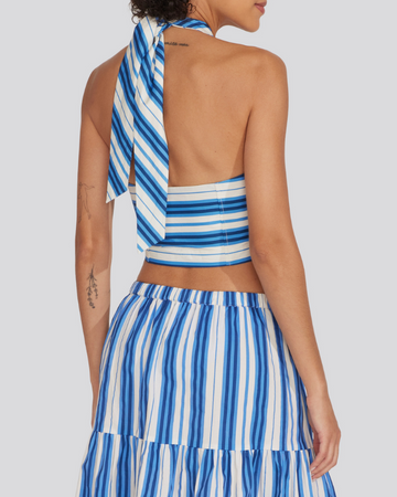 Naomi Top Marina Blue Stripe