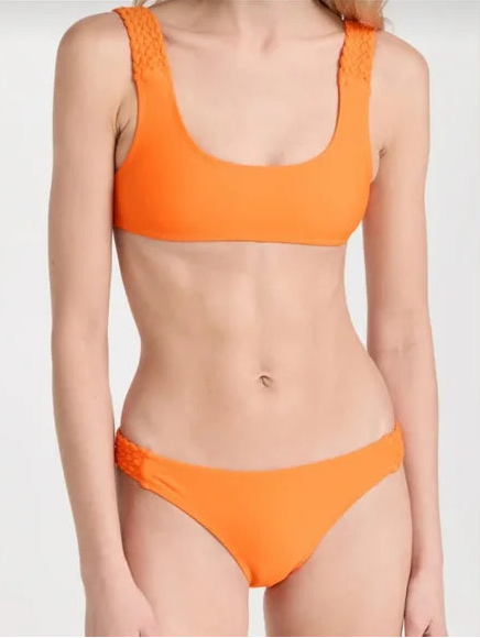 Elle Braided Bikini Bottom Marmalade