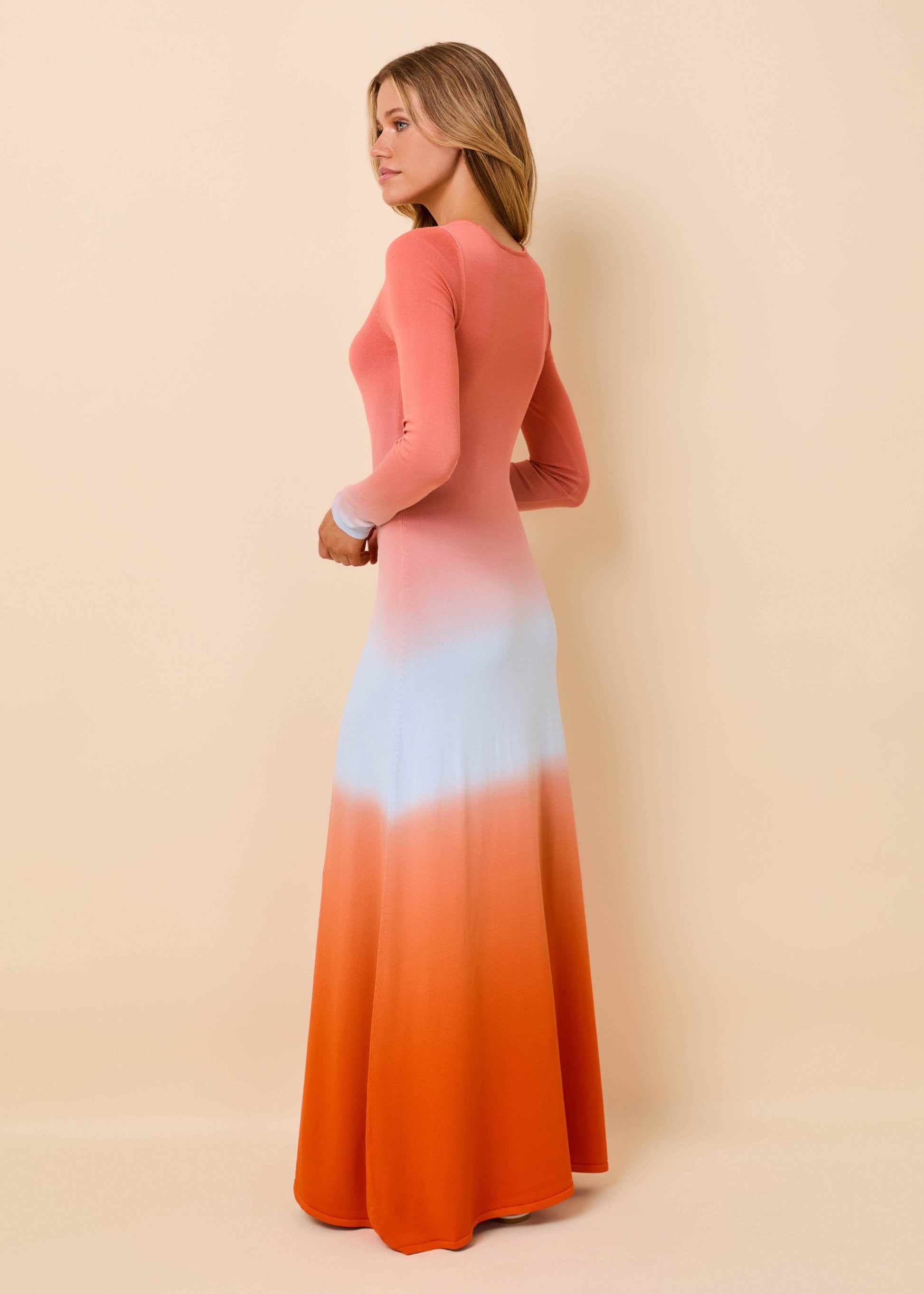 Solid & Striped Dora Dress Ombre Peachy Keen XL / Ombre Peachy Keen