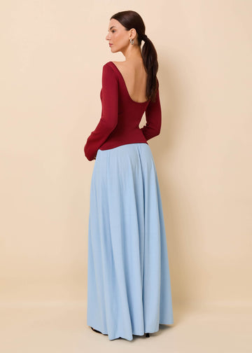Ambrio Dress Sangria / Nordic Fog