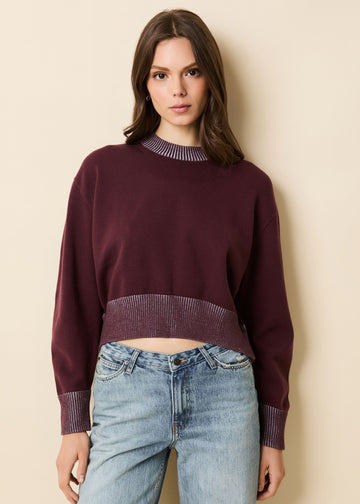 Kieran Sweater Raisin Brown