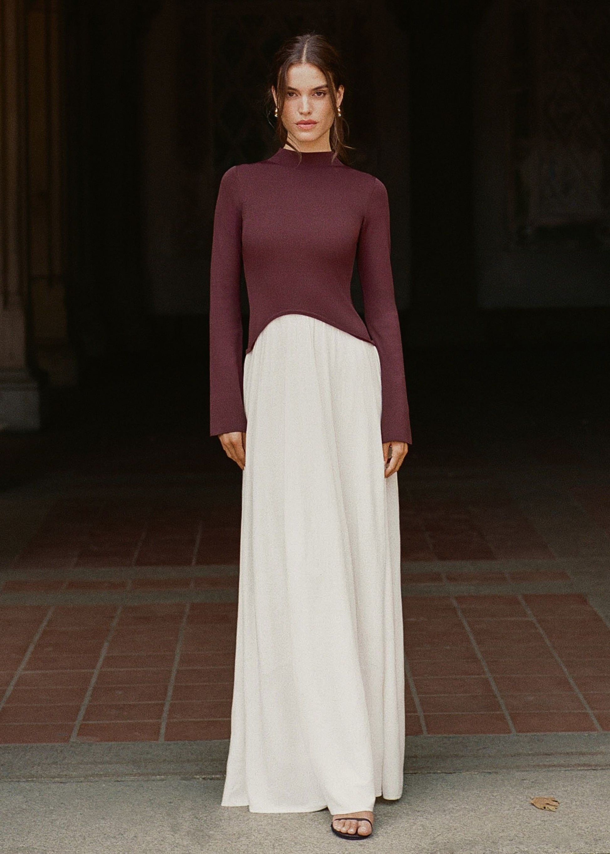 Soglio Dress Raisin Brown - Solid & Striped